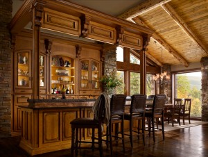 Mountain Retreat Bar by Wood-Mode