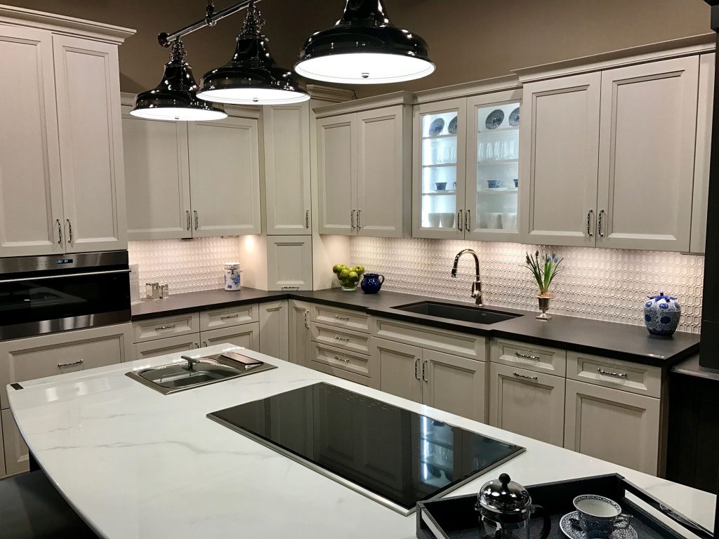 Nordic White Kitchen in Cabinets Designs Showroom